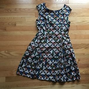 modcloth retro clover print dress by closet